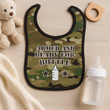 Load image into Gallery viewer, Multicam Armed and Ready Baby Bib