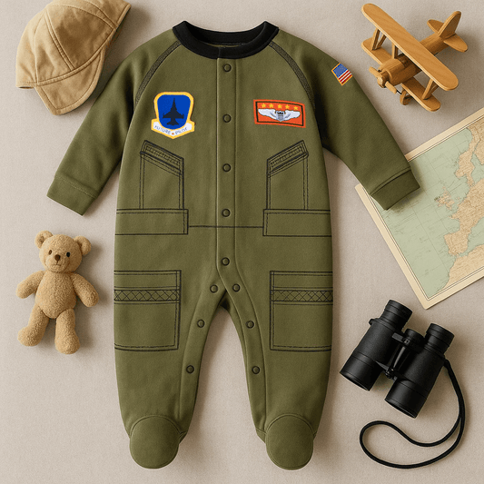 Flight Suit Baby Crawler
