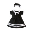 Load image into Gallery viewer, Navy Baby Dress