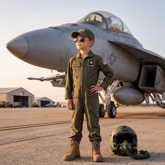 Army Youth Flight Suit Combo by Trooper Clothing