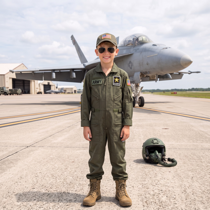 Army Youth Flight Suit Combo by Trooper Clothing
