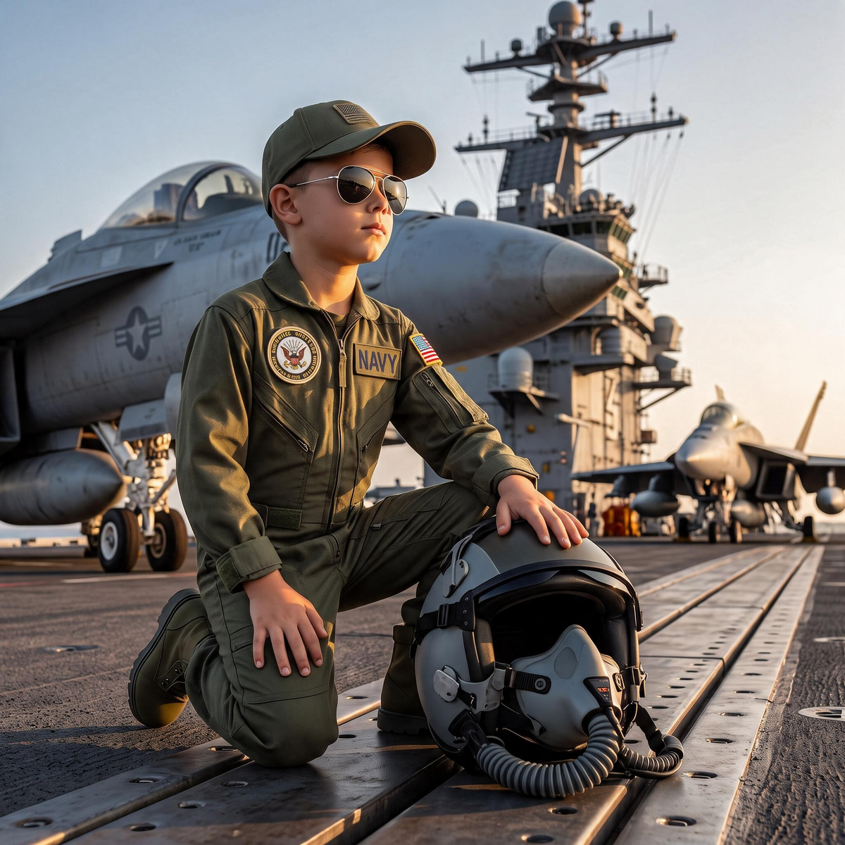Navy Youth U.S. Navy Flight Suit Combo, image 2 of 9