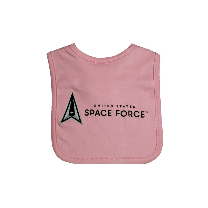 Space Force Girls Baby Bib