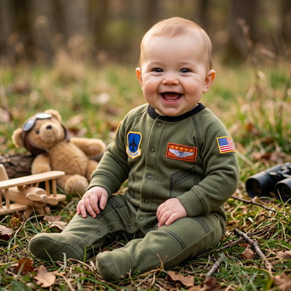 Flight Suit Baby Crawler