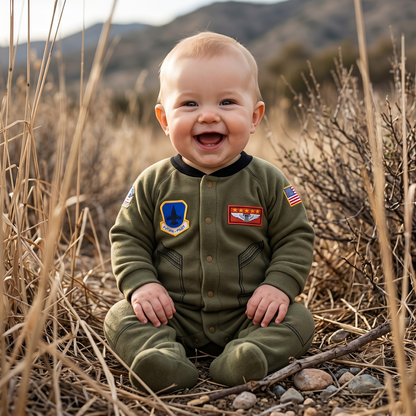 Flight Suit Baby Crawler