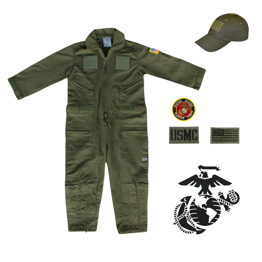 Youth USMC Flight Suit Combo