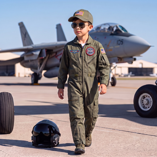 Top Gun Youth Flight Suit Combo