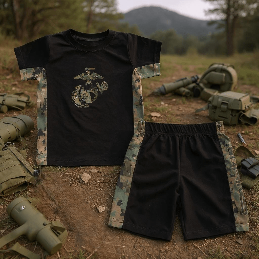 Marine Toddler Athletic 2pc Set
