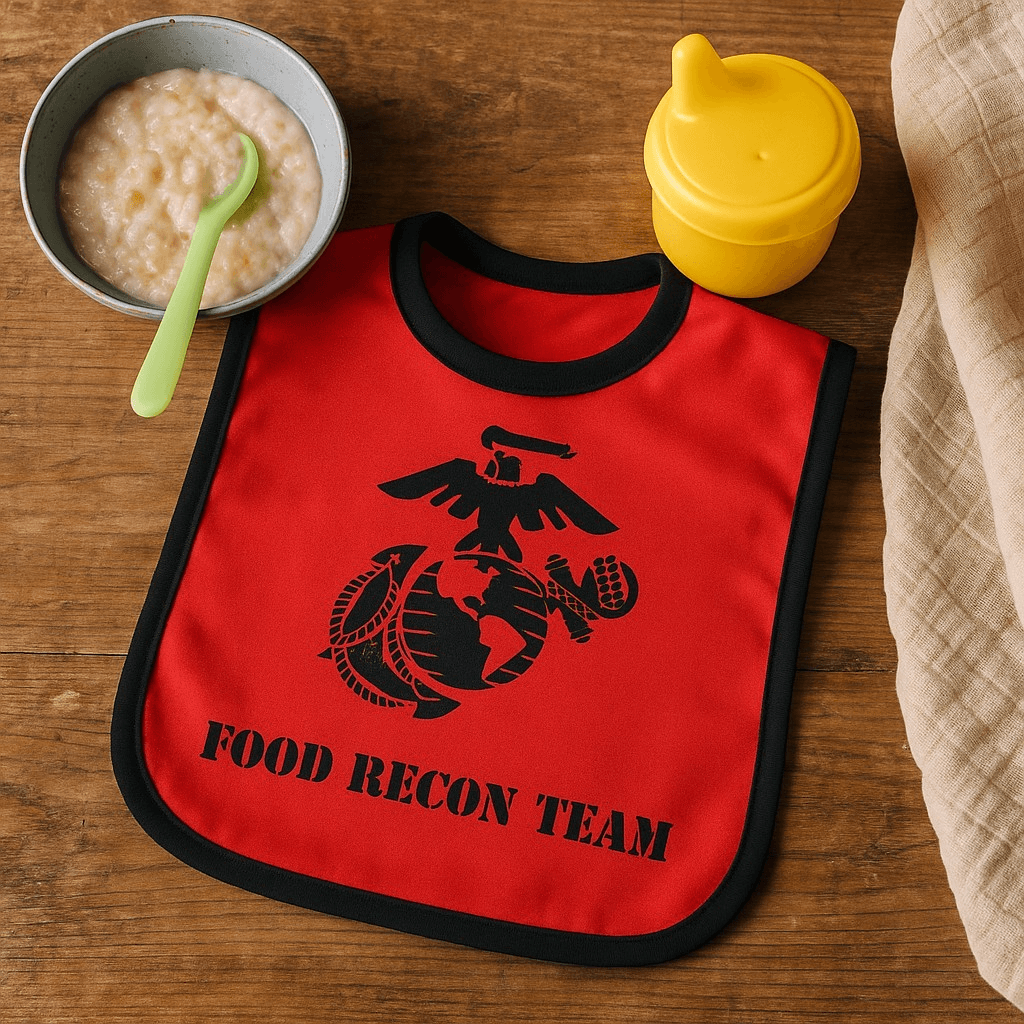 Marine Food Recon Pullover Baby Bib