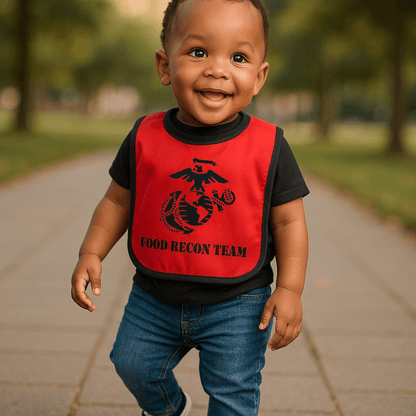 Marine Food Recon Pullover Baby Bib