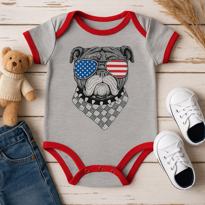 Patriot Bulldog Bodysuit