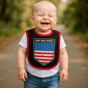Pint Sized Patriot Baby Bib
