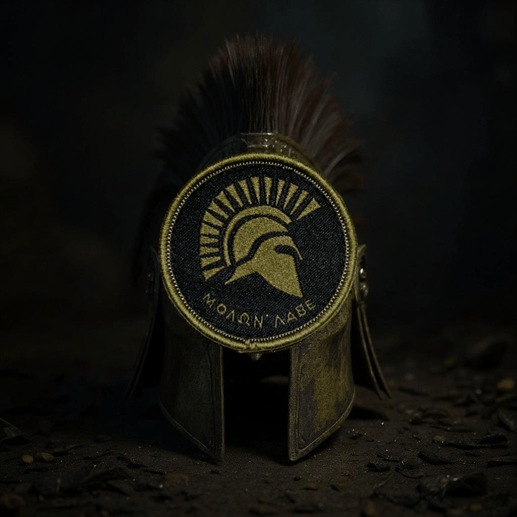 Molon Labe Spartan Round Patch
