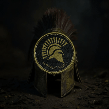 Molon Labe Spartan Round Patch