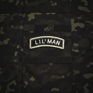 Lil' Man Rocker Patch Gray and Black