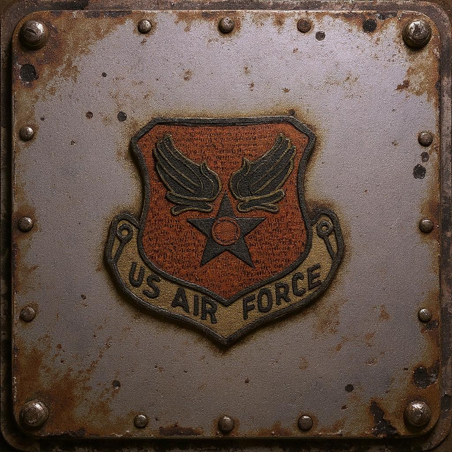 Subdued Air Force Wing and Star Patch
