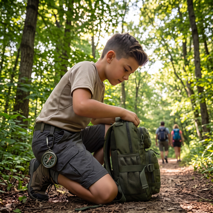 Youth OD Green Tactical Backpack