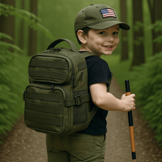 Youth OD Green Tactical Backpack