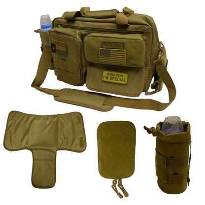 Tacticool Diaper Bag 5 Piece Combo Coyote Tan
