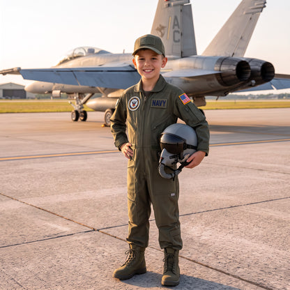 Navy Youth U.S. Navy Flight Suit Combo