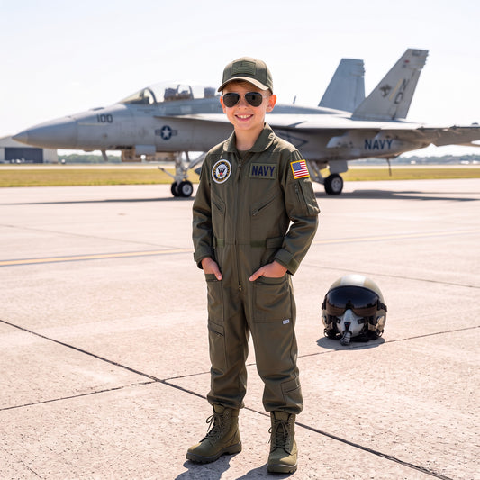 Navy Youth U.S. Navy Flight Suit Combo