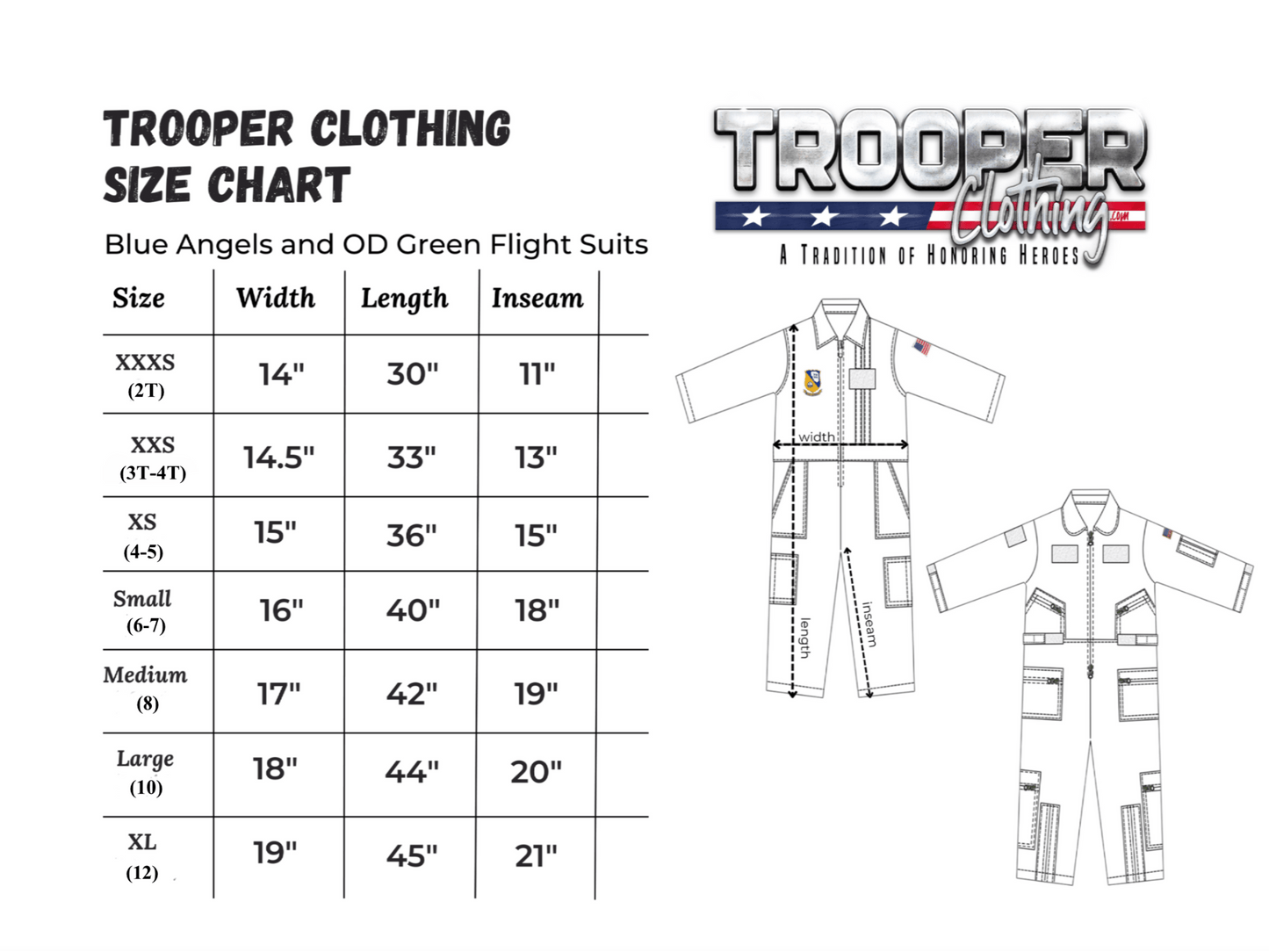 Army Youth Flight Suit Combo, kids' military flight suit set, Trooper Clothing, green flight suit for children