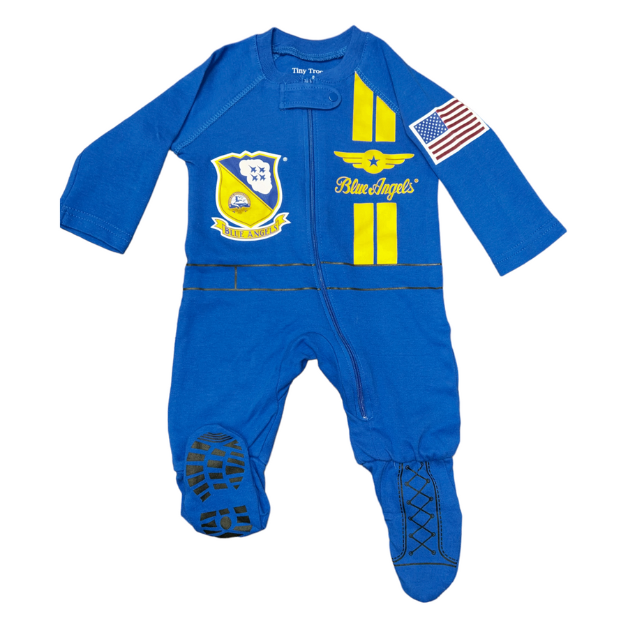 Blue Angels Flight Suit Baby Crawler