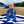 Load image into Gallery viewer, Blue Angels Flight Suit Baby Crawler
