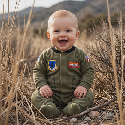 Flight Suit Baby Crawler