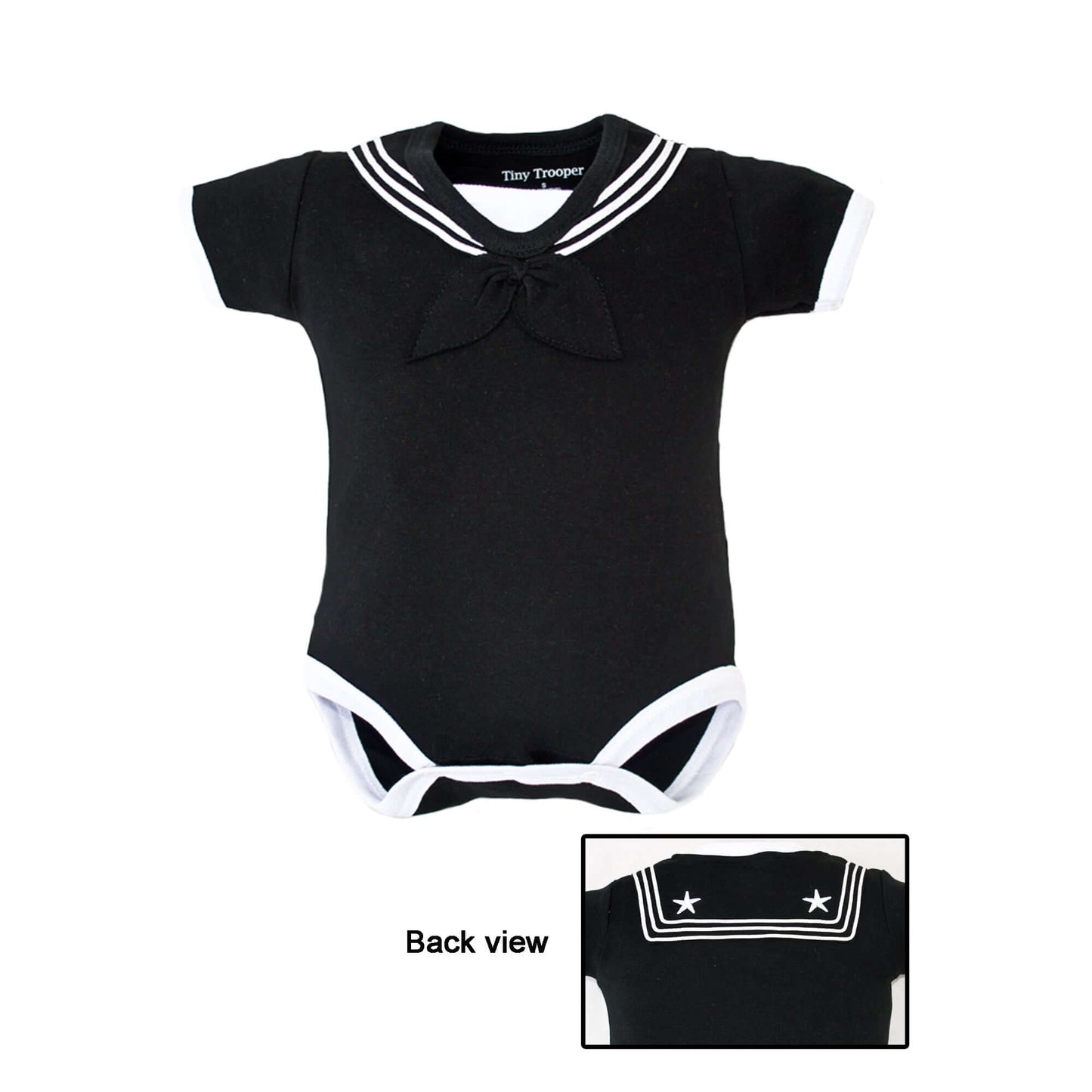 Navy Baby Sailor Bodysuit